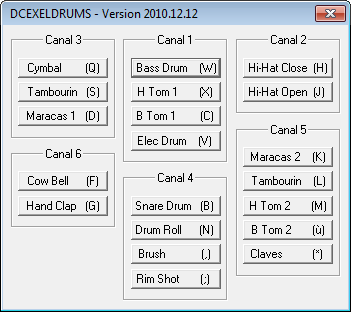 dcexeldrums